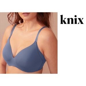 Knix Wingwoman Blue Bra Size 8+ 42E, 40F, 42F